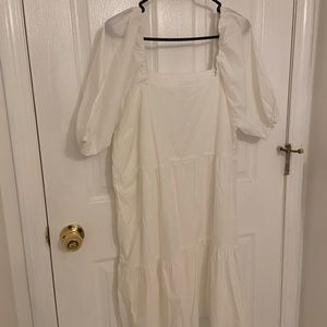 The Drop White Dress